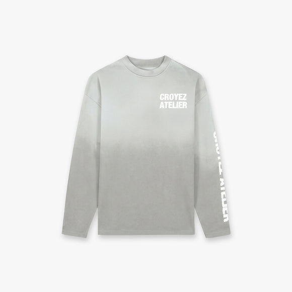 Croyez Croyez Longsleeve Sprayed Atelier SS26 Light Grey