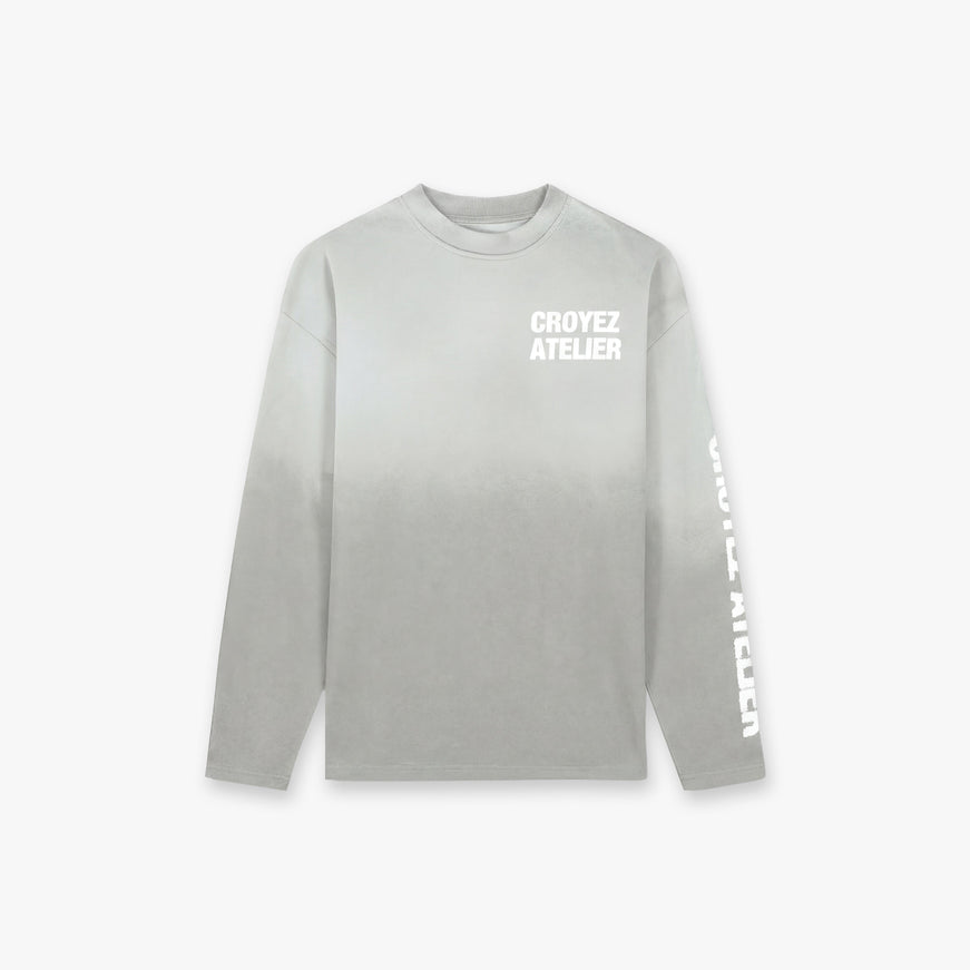 Croyez Croyez Longsleeve Sprayed Atelier SS26 Light Grey
