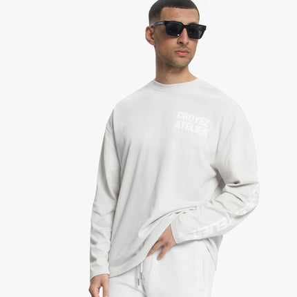 Croyez Croyez Longsleeve Sprayed Atelier SS26 Light Grey