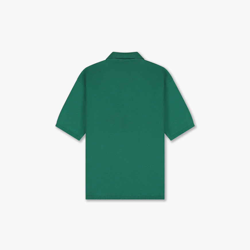 Croyez Croyez Polo Knit Nombre SS26 Forest Green
