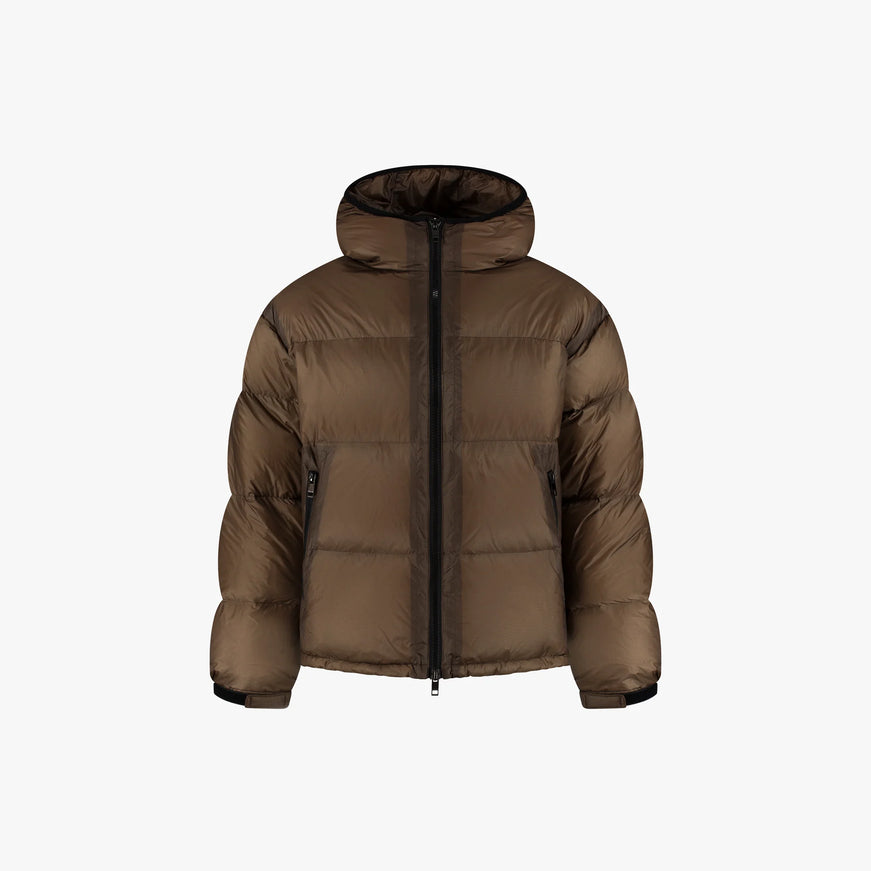 Croyez Croyez Puffer Jacket Translucide FW26 Brown