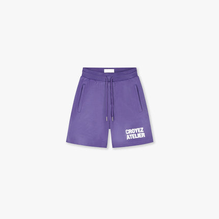 Croyez Croyez Shorts Sprayed Atelier SS26 Dark Purple