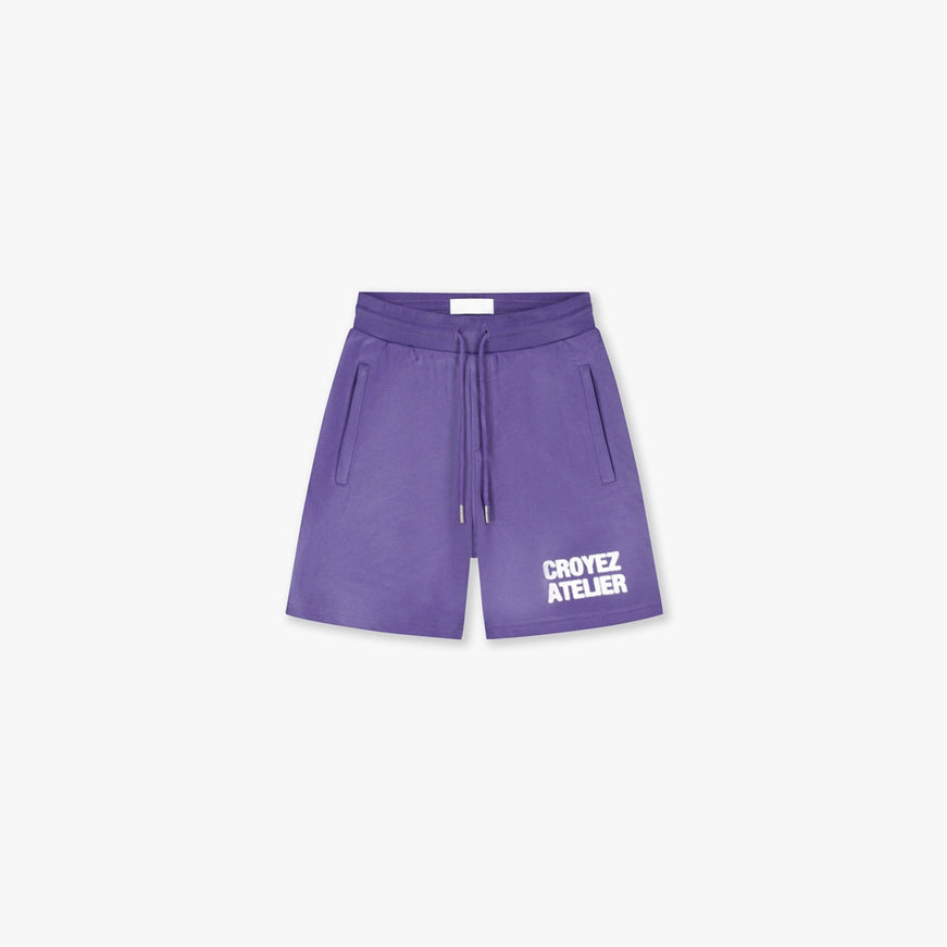 Croyez Croyez Shorts Sprayed Atelier SS26 Dark Purple