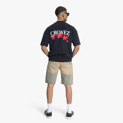 Croyez Croyez Shorts Washed Denim SS26 Sand Washed