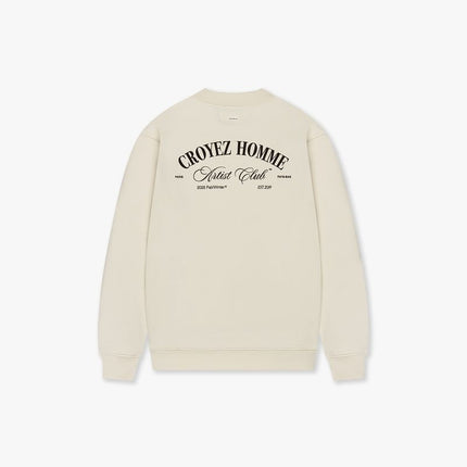 Croyez Croyez Sweater Artist Club FW25 Off-White