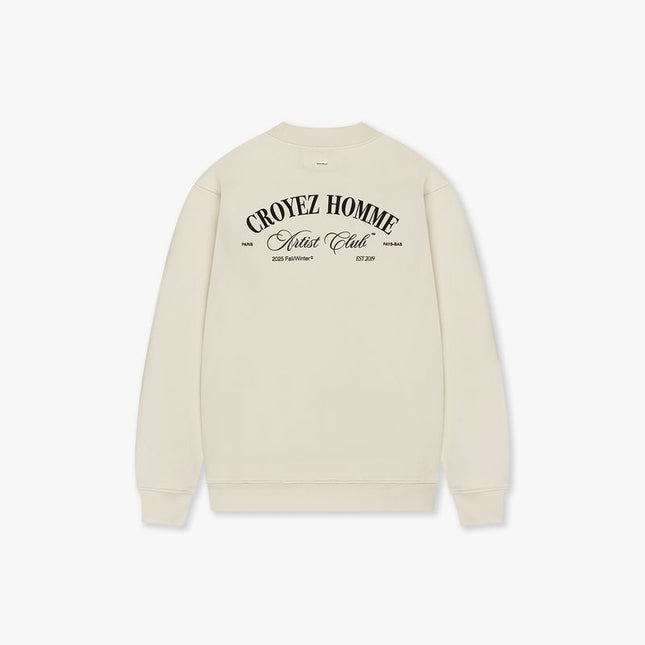 Croyez Croyez Sweater Artist Club FW25 Off-White