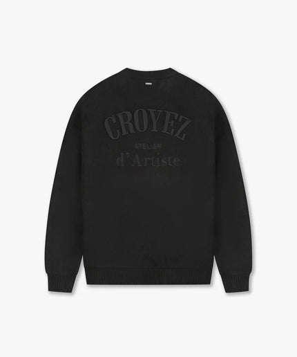 Croyez Croyez Sweater Atelier Knit FW25 Black