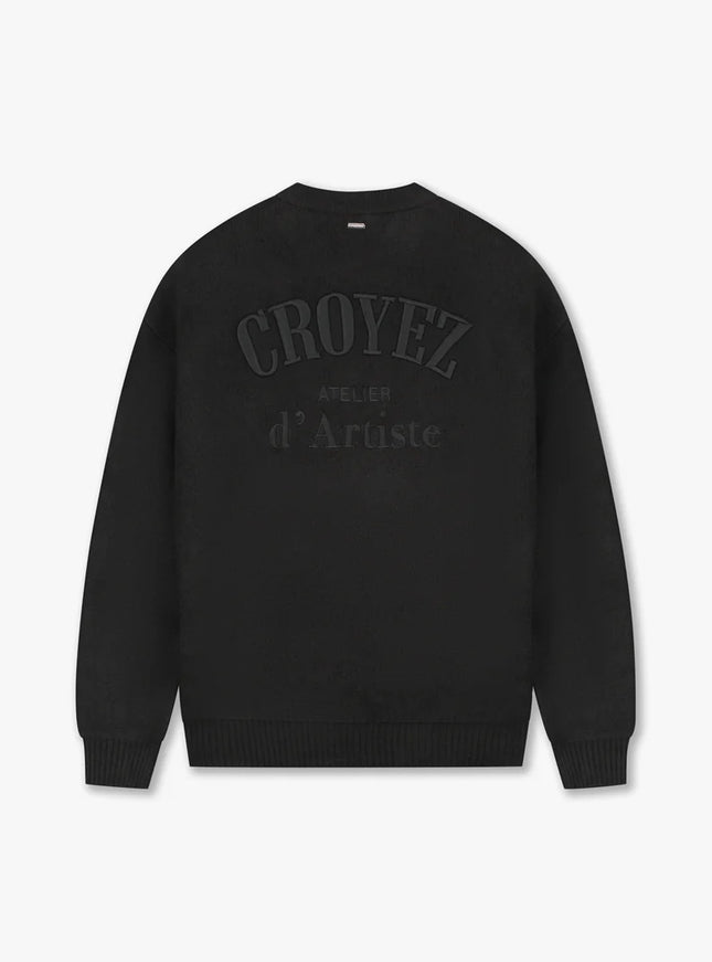 Croyez Croyez Sweater Atelier Knit FW25 Black