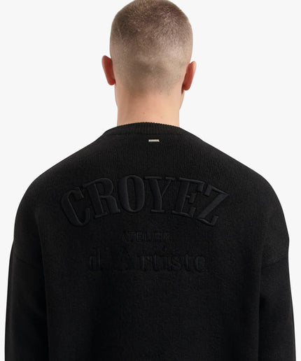 Croyez Croyez Sweater Atelier Knit FW25 Black