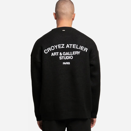 Croyez Croyez Sweater Knit Art Studio FW26 Black