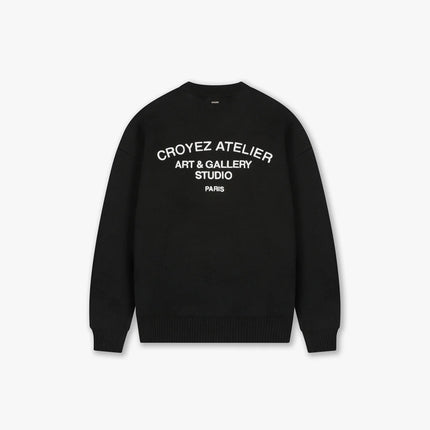 Croyez Croyez Sweater Knit Art Studio FW26 Black