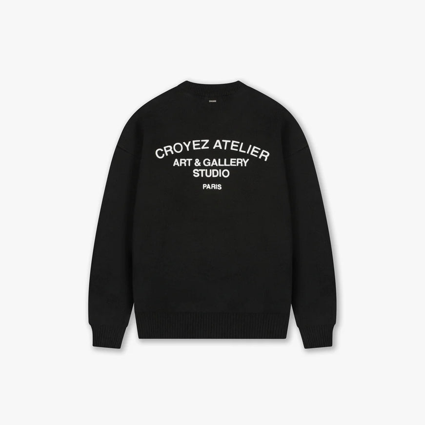 Croyez Croyez Sweater Knit Art Studio FW26 Black