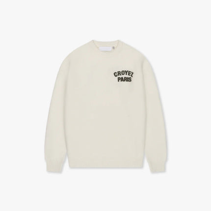 Croyez Croyez Sweater Knit Paris FW25 Off White