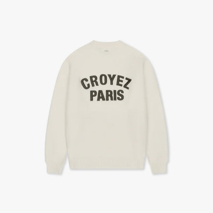 Croyez Croyez Sweater Knit Paris FW25 Off White