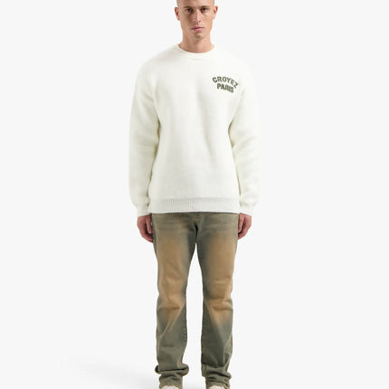 Croyez Croyez Sweater Knit Paris FW25 Off White