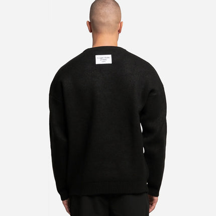 Croyez Croyez Sweater Knit Studio Label FW26 Black