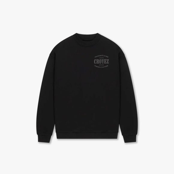 Croyez Croyez Sweater Stamp FW25 Black