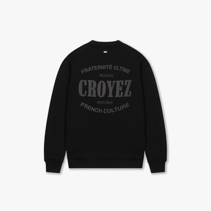 Croyez Croyez Sweater Stamp FW25 Black