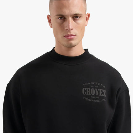 Croyez Croyez Sweater Stamp FW25 Black