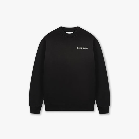 Croyez Croyez Sweater Studio Faded FW26 Black