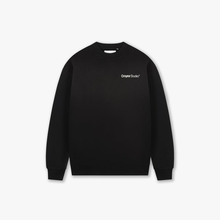 Croyez Croyez Sweater Studio Faded FW26 Black