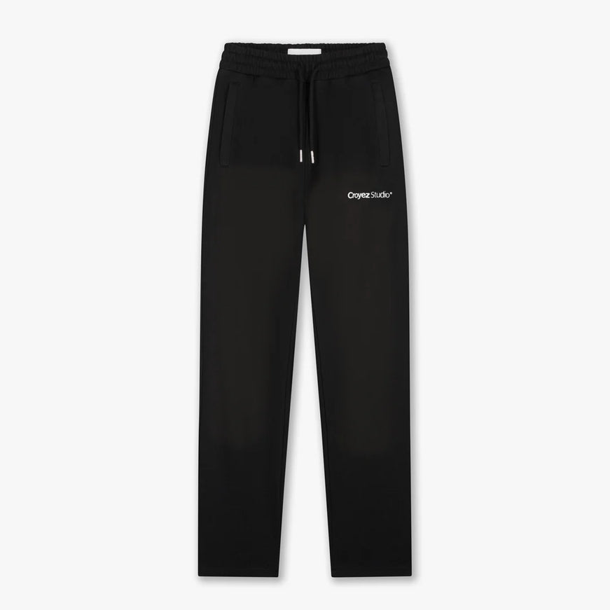 Croyez Croyez Sweatpants Straight Leg Studio Faded FW26 Black
