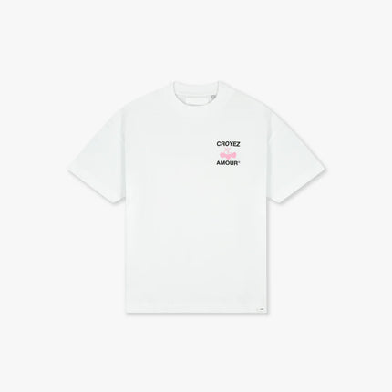 Croyez Croyez T-Shirt Amour SS26 White