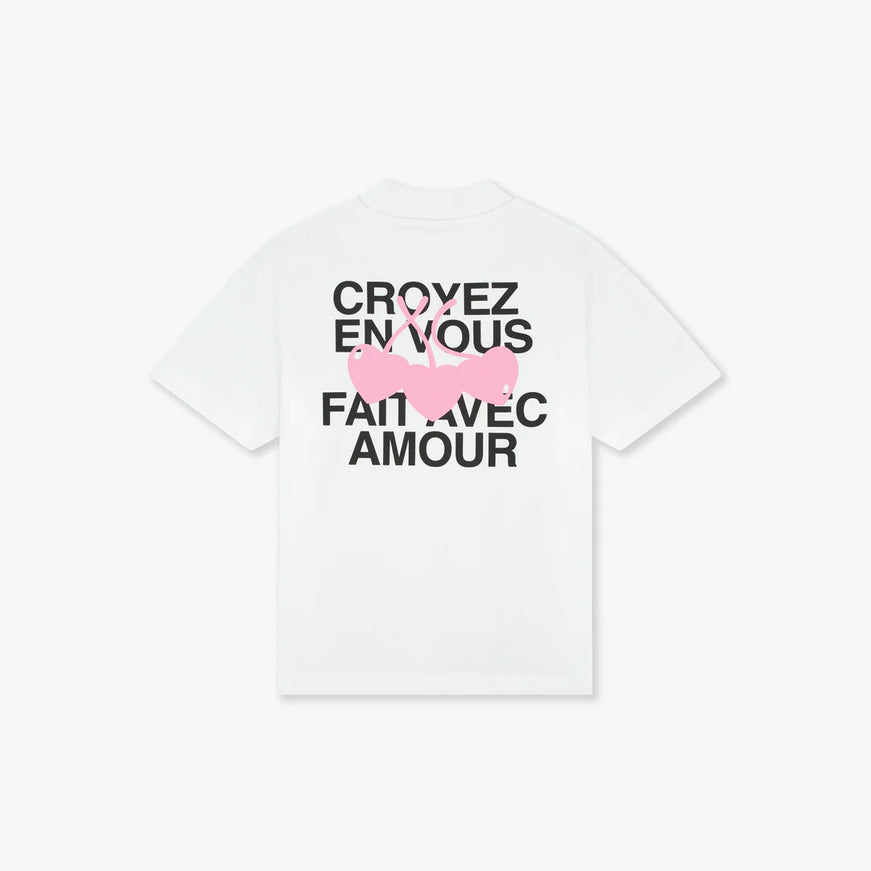 Croyez Croyez T-Shirt Amour SS26 White