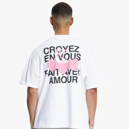 Croyez Croyez T-Shirt Amour SS26 White
