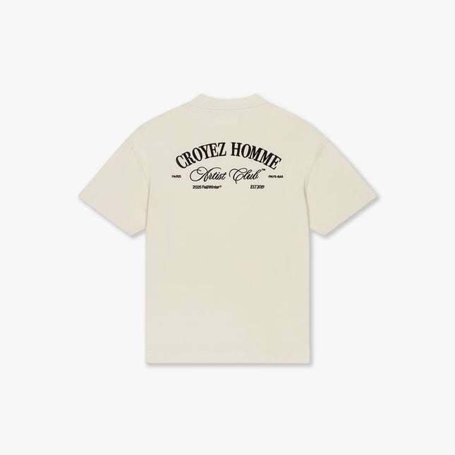 Croyez Croyez T-Shirt Artist Club FW25 Off-White