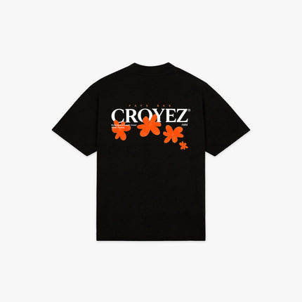 Croyez Croyez T-Shirt Botanique SS26 Black/Orange