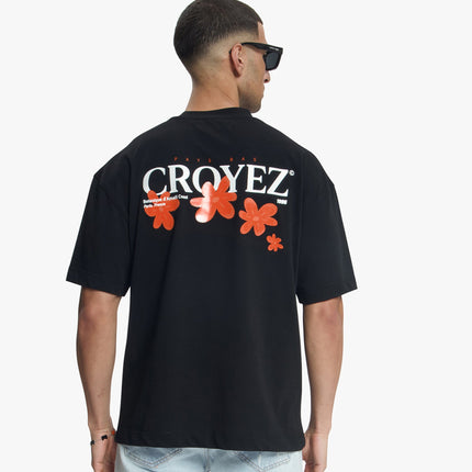 Croyez Croyez T-Shirt Botanique SS26 Black/Orange