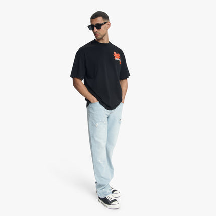 Croyez Croyez T-Shirt Botanique SS26 Black/Orange