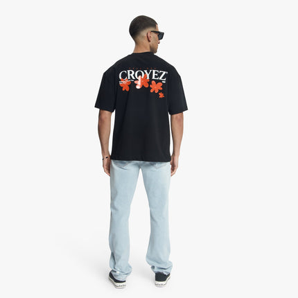 Croyez Croyez T-Shirt Botanique SS26 Black/Orange