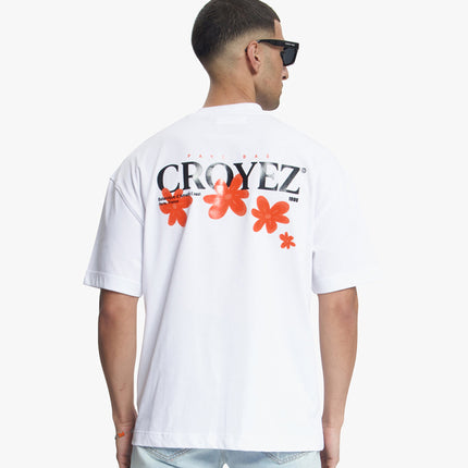 Croyez Croyez T-Shirt Botanique SS26 White/Orange