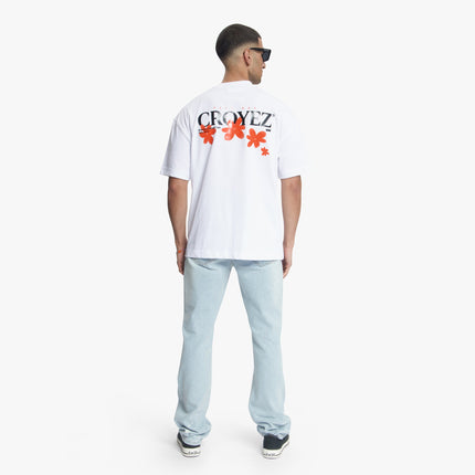 Croyez Croyez T-Shirt Botanique SS26 White/Orange
