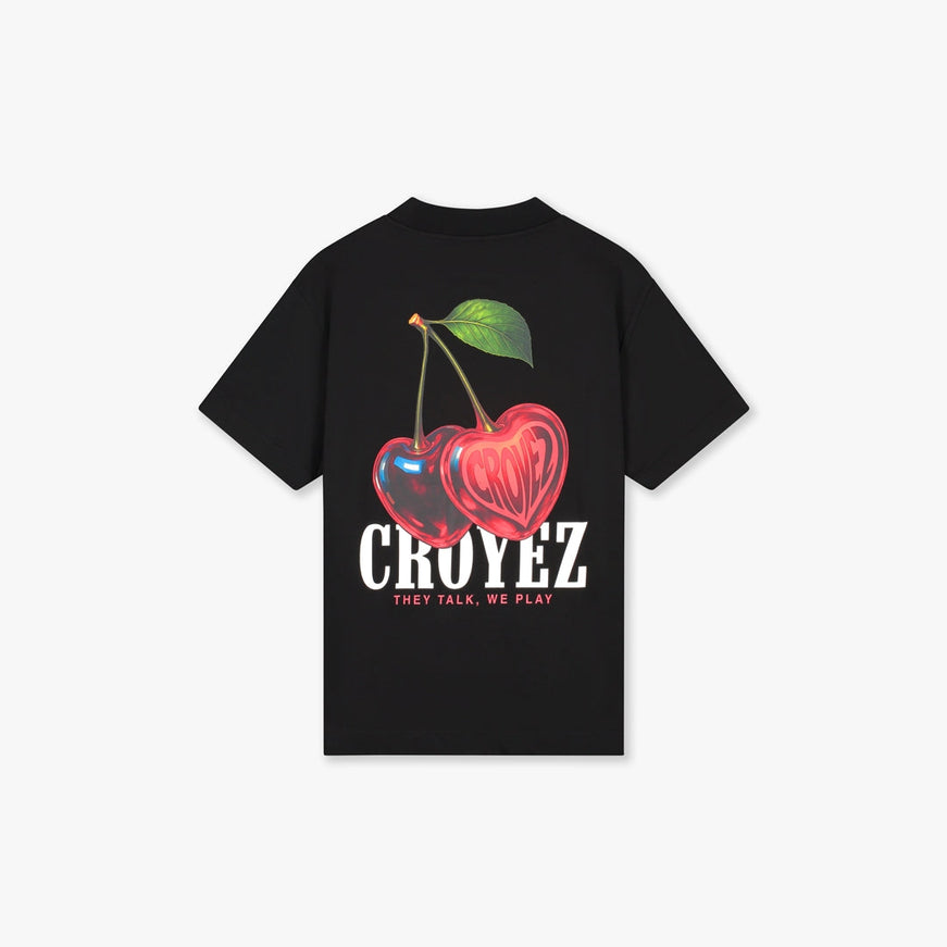 Croyez Croyez T-Shirt Cerise D'Amour SS26 Black
