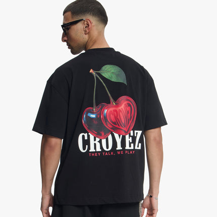 Croyez Croyez T-Shirt Cerise D'Amour SS26 Black