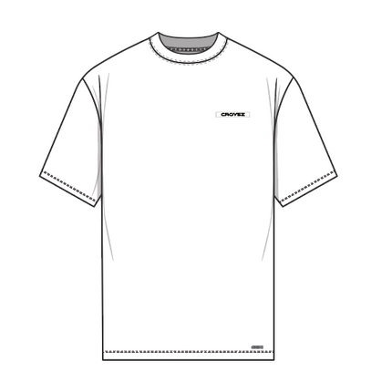 Croyez Croyez T-Shirt Etiquette SS26 White