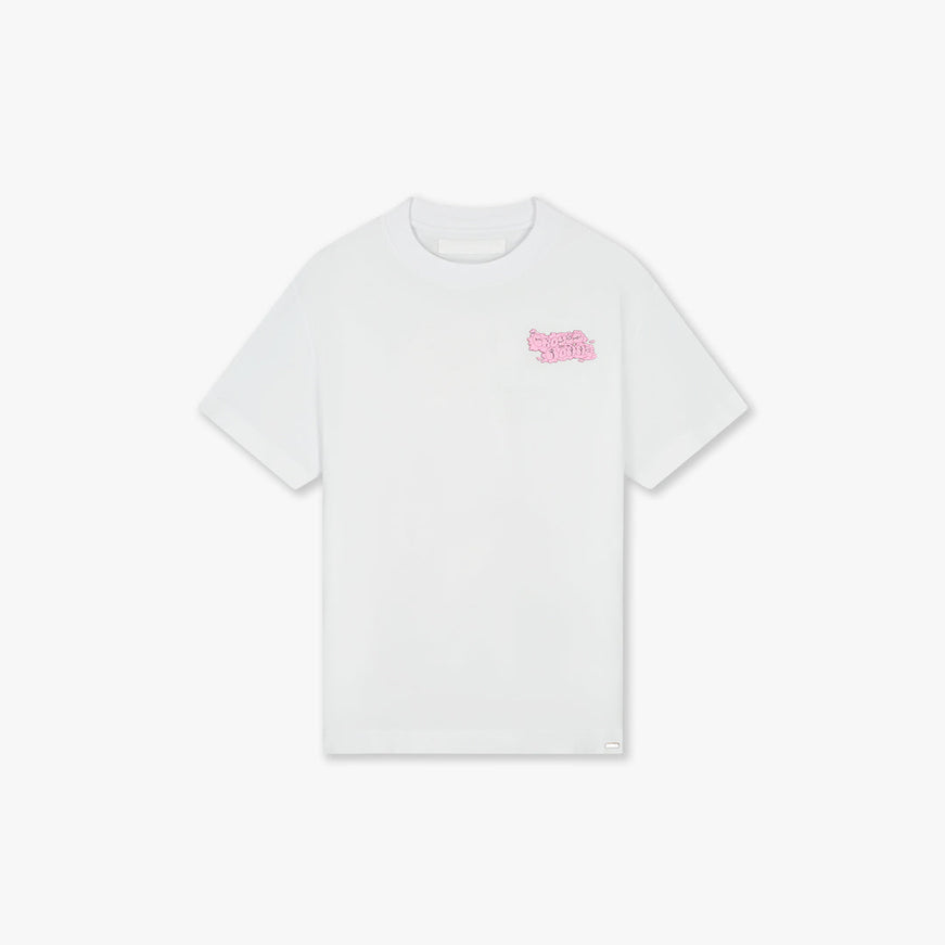 Croyez Croyez T-Shirt Fleur Heureuse SS26 White