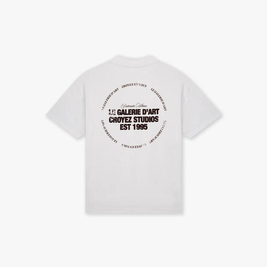 Croyez Croyez T-Shirt Le Galerie D'Art PF26 White