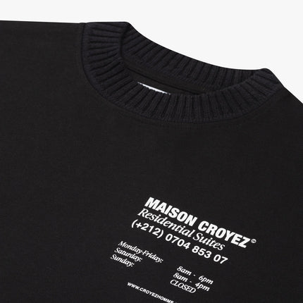 Croyez Croyez T-Shirt Maison FW25 Black