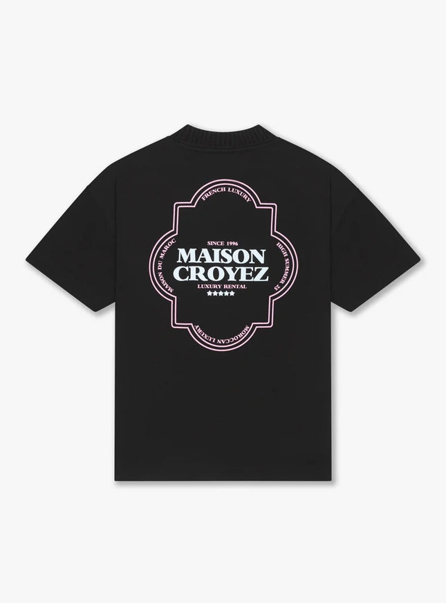Croyez Croyez T-Shirt Moroccan FW25 Black/Pink