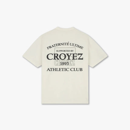 Croyez Croyez T-Shirt Overlay Fraternite SS26 Off-White