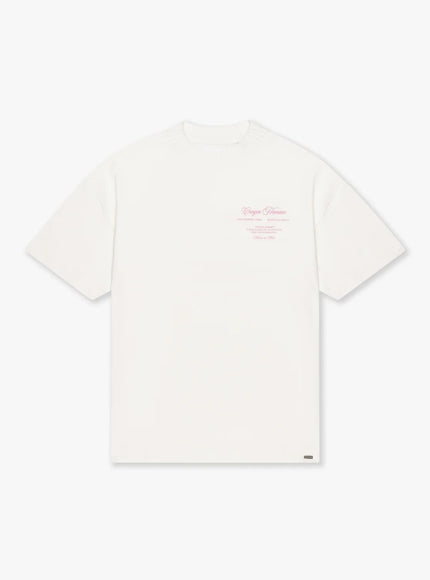 Croyez Croyez T-Shirt Showroom FW25 Off White/Pink