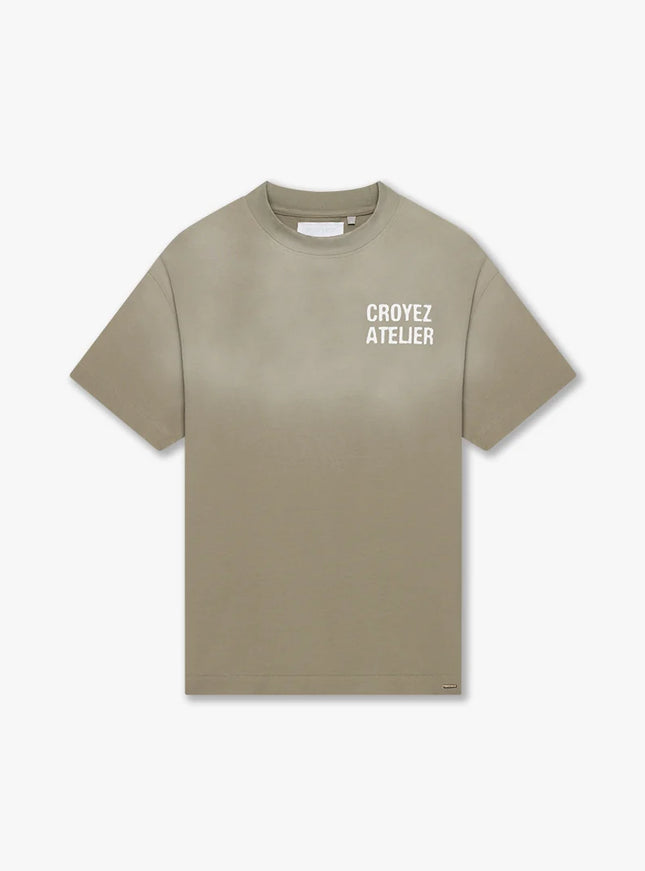 Croyez Croyez T-Shirt Sprayed Atelier FW25 Dusty Olive