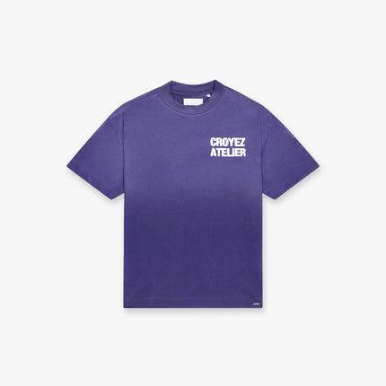 Croyez Croyez T-Shirt Sprayed Atelier SS26 Dark Purple
