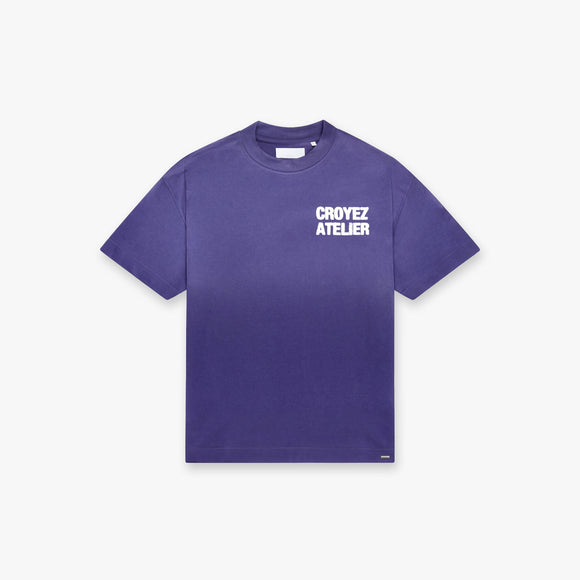 Croyez Croyez T-Shirt Sprayed Atelier SS26 Dark Purple