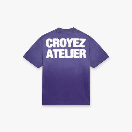 Croyez Croyez T-Shirt Sprayed Atelier SS26 Dark Purple