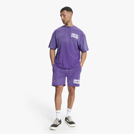 Croyez Croyez T-Shirt Sprayed Atelier SS26 Dark Purple